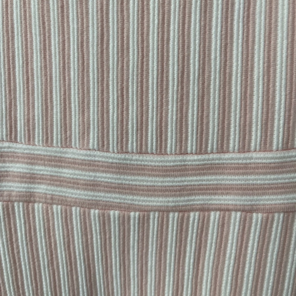 Isaac Mizrah Live Pale Pink and White Stripe Dress - Picture 4 of 6